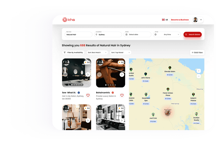 Client search and discovery interface